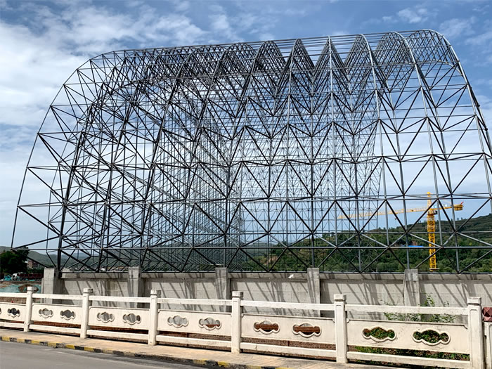 石首山寨矿储煤棚网架